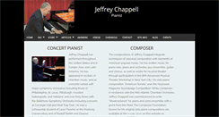 Desktop Screenshot of jeffreychappell.com